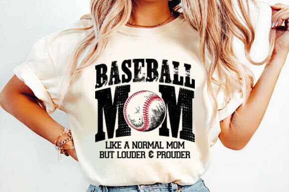 Baseball Mom Like a Normal Mom but SVG