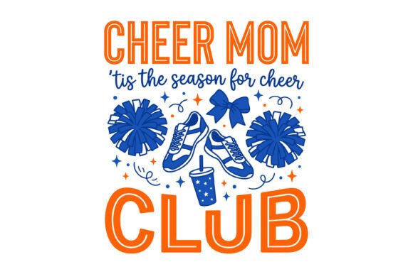 Cheer Mom Club SVG Design