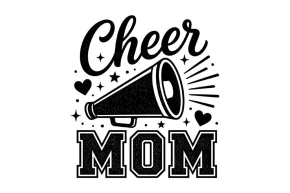 Cheer Mom Megaphone SVG