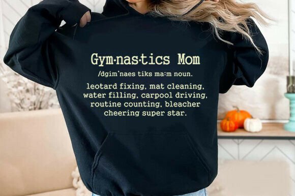Gymnastics Mom Definition SVG