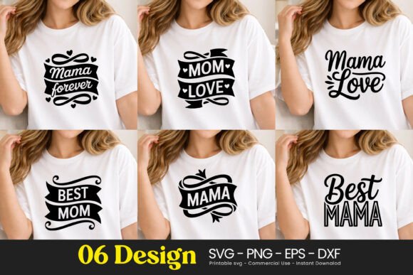 Mama Love Best Mom Quotes SVG PNG