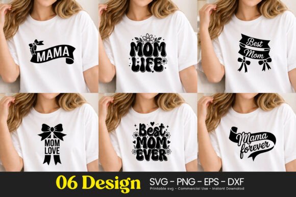 Mama Love Life Best Mom Quotes SVG PNG