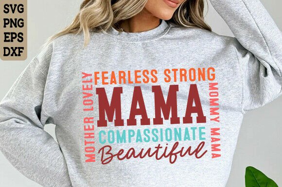 Mama Quotes Bow SVG, Mom Life SVG PNG
