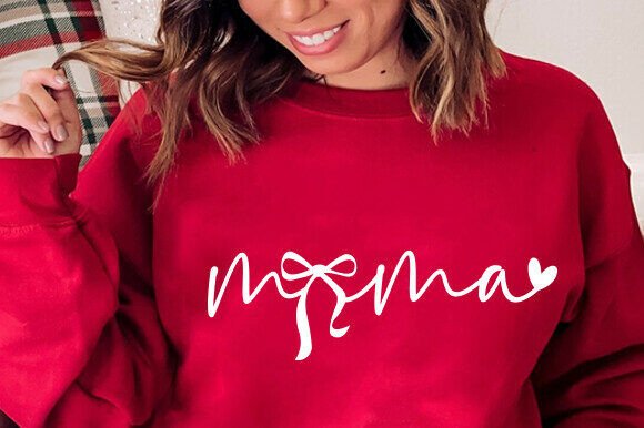 Mom Life SVG, Mama Bow SVG, Mama Shirt