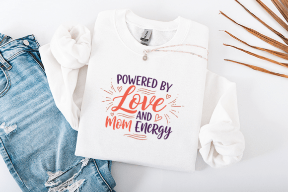 Powered by Love and Mom Energy SVG: A Real Embroidery Review