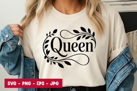 Queen Mom Typography SVG PNG