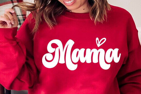 Retro Coquette MAMA SVG, Mom Life PNG