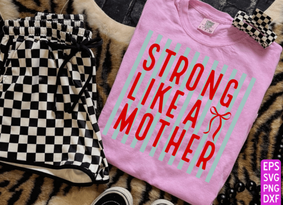 Striped Mother’s Day SVG, Mama SVG, Mom